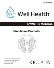 Well Health WH-CP Manual Del Propietário