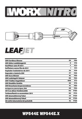 WORXNITRO LEAFJET WP544E.X Manual De Instrucciones