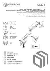 ONKRON GM25 Guia Del Usuario