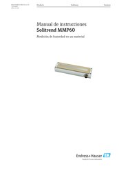 Endress+Hauser Solitrend MMP60 Manual De Instrucciones