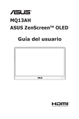 Asus ZenScreen MQ13AH Guia Del Usuario