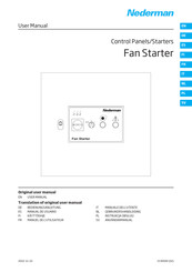 Nederman Fan Starter Manual Del Usuario