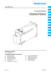 Nederman FE 840 Manual De Usuario