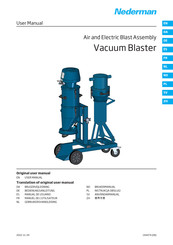 Nederman Vacuum Blaster Manual Del Usuario