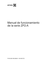 Ziton ZP2-A Serie Manual De Funcionamiento