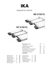 IKA RT 10 Instrucciones De Manejo