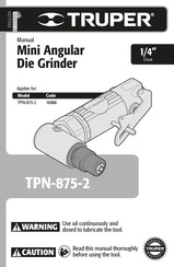 Truper TPN-875-2 Manual De Instrucciones