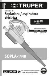 Truper SOPLA-1440 Instructivo