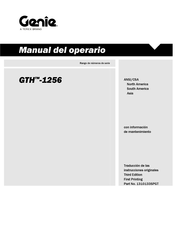 Genie GTH-1256 Manual Del Operario