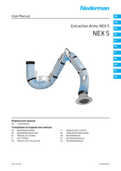 Nederman NEX S 3 m Manual Del Usuario