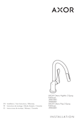 Axor Starck HighAre 2-Spray Pull-Down 108211 Serie Instrucciones De Montaje / Manejo / Garantía
