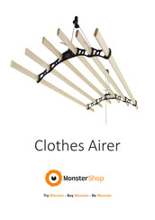 MonsterShop Clothes Airer Manual Del Usuario