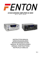 Fenton AV430 Manual De Instrucciones