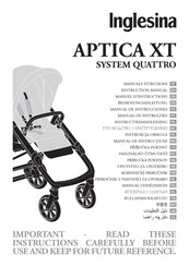 Inglesina APTICA XT Manual De Instrucciones