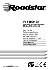 Roadstar IR-540D+BT Manual De Instrucciones