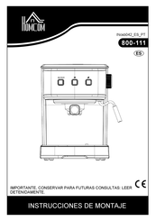 HOMCOM 800-111 Instrucciones De Montaje