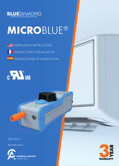 BlueDiamond MICROBLUE Instrucciones De Installación