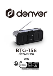 Denver BTG-158 Manual Del Usuario