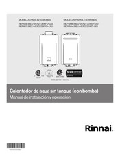 Rinnai REP199i Manual De Instalación Y Operación