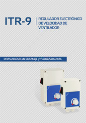 Sentera Controls ITR-9 Serie Instrucciones De Montaje Y Funcionamiento