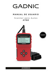 Gadnic X700 Manual De Usuario