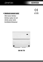 Gewiss GW 90770 Manual De Instrucciones