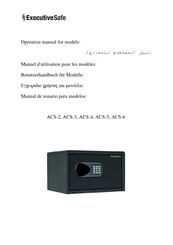 ExecutiveSafe ACS-2 Manual De Usuario