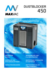 Maxvac DUSTBLOCKER 450 Instrucciones De Uso Y Mantenimiento