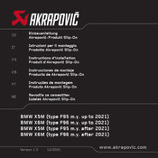 Akrapovic Slip-On Instrucciones De Montaje