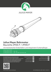 JULIUS MAYER JM45-F Manual De Instrucciones