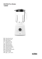 SOLAC BV5729 Pro Mixter Instrucciones De Uso