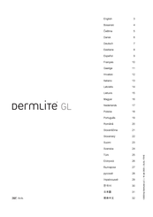 DermLite GL Manual De Instrucciones