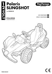 12Volt PegPerego Polaris SLINGSHOT Empleo Y Manutencion