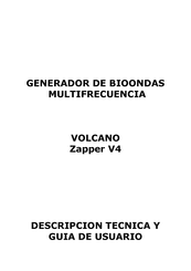 Volcano ZAPPER V4 Guía De Usuario