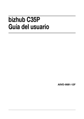 Konica Minolta bizhub C35P Guia Del Usuario