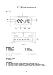 Techno Line WT 182 Manual De Instrucciones