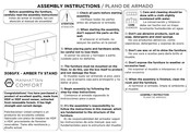 Manhattan Comfort Amber 308GFX4 Instrucciones De Montaje