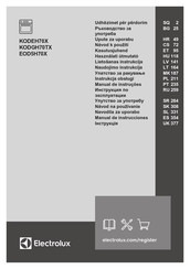 Electrolux KODEH70X Manual De Instrucciones