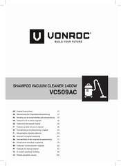 VONROC VC509AC Traducción Del Manual Original
