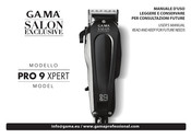 Ga.Ma SALON EXCLUSIVE PRO 9 XPERT Manual De Instrucciones