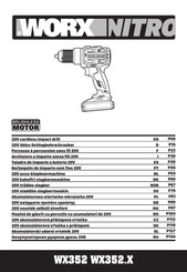 Worx Nitro WX352 Manual De Instrucciones