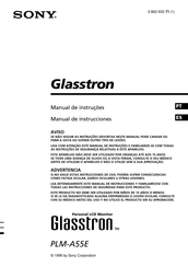 Sony Glasstron PLM-A55E Manual De Instrucciones