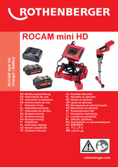 Rothenberger ROCAM mini HD Instrucciones De Uso