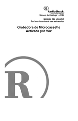 RadioShack 14-1184 Manual Del Usuario