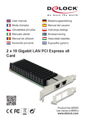 DeLOCK 88505 Manual Del Usuario