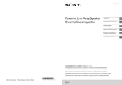 Sony SLS-1A Manual De Instrucciones