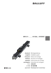 Balluff BIR 01-K15AL-000S92 Serie Instrucciones De Montaje