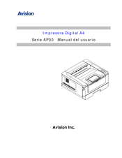 Avision Inc. AP30 Serie Manual Del Usuario