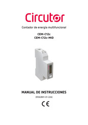 Circutor CEM-C12c Manual De Instrucciones