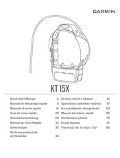 Garmin KT 15X Guia De Inicio Rapido